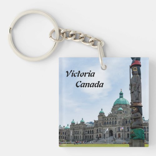 British Columbia Parliament _ Victoria Canada Keychain