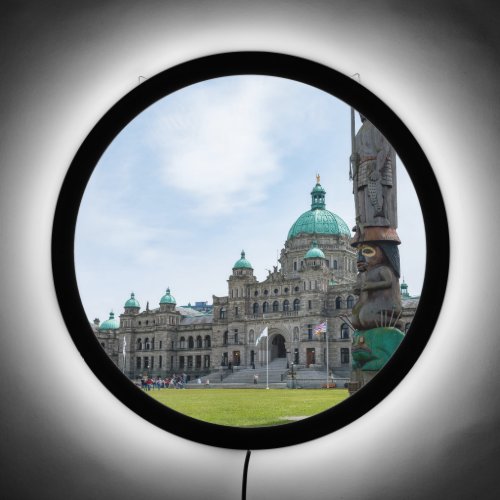 British Columbia Parliament _ Victoria Canada LED Sign