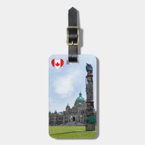 British Columbia Parliament _ Victoria Canada Luggage Tag