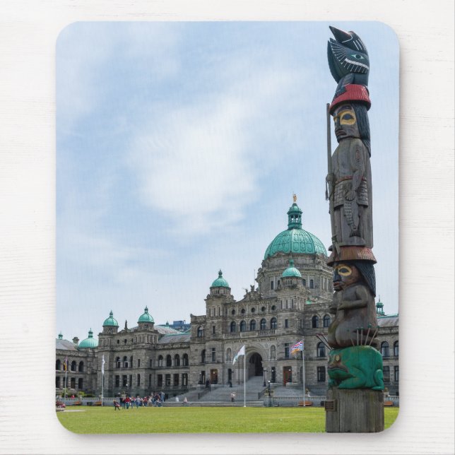 British Columbia Parliament - Victoria, Canada Mouse Pad (Front)