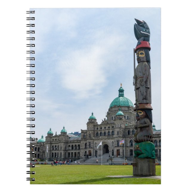 British Columbia Parliament - Victoria, Canada Notebook (Front)