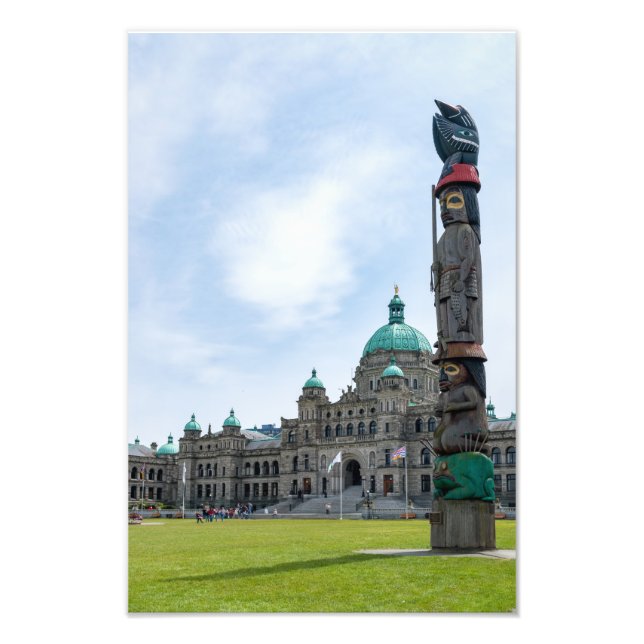 British Columbia Parliament - Victoria, Canada Photo Print (Front)