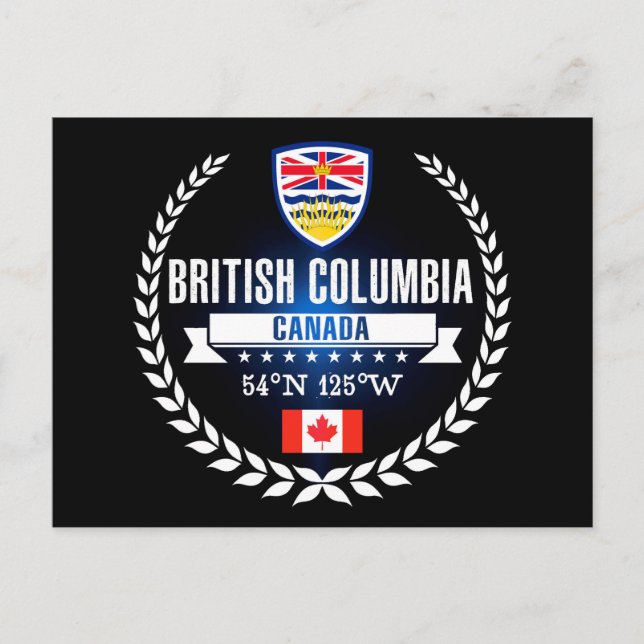 British Columbia Postcard (Front)