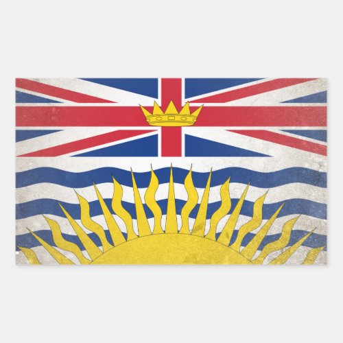 British Columbia Rectangular Sticker