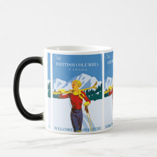 British Columbia Ski Adventure: Canada Travel Color Morph Mug
