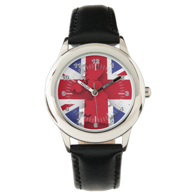 British country flag watch (Front)