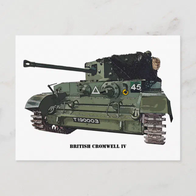 British Cromwell IV Tank Postcard | Zazzle