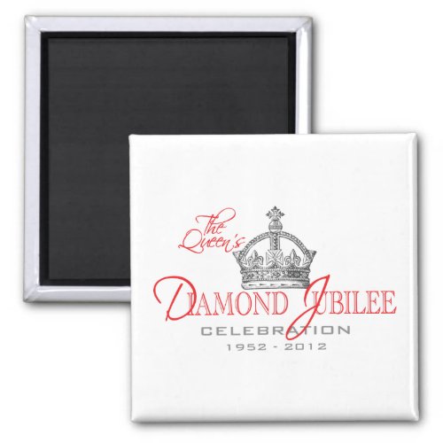 British Diamond Jubilee _ Royal Souvenir Magnet