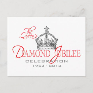 British Diamond Jubilee - Royal Souvenir Postcard
