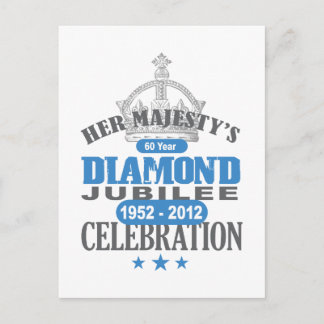 British Diamond Jubilee - Royal Souvenir Postcard
