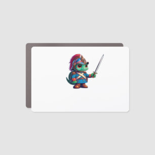 British Dragoon Defender Halloween's Regal Reptile Car Magnet