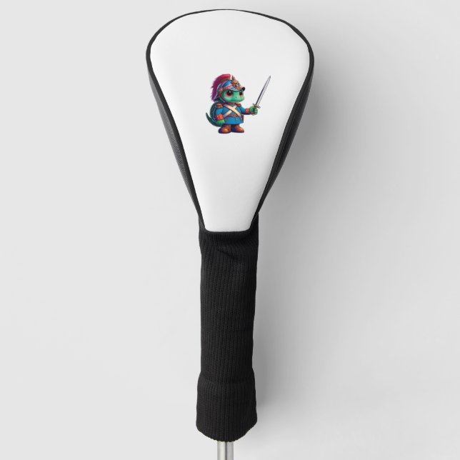 British Dragoon Defender Halloween's Regal Reptile Golf Head Cover (Front)