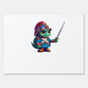 British Dragoon Defender Halloween's Regal Reptile Sign