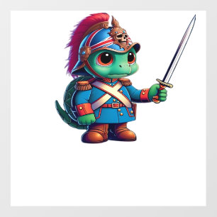 British Dragoon Defender Halloween's Regal Reptile Wall Decal