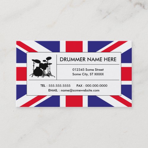 british drums business card
