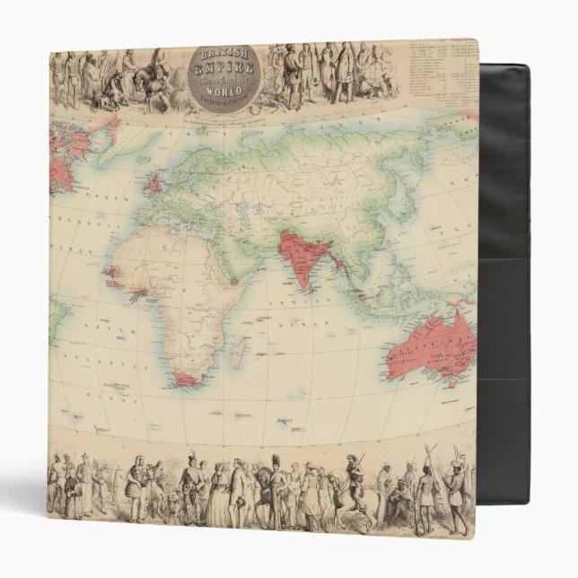 British Empire 3 Ring Binder (Front/Inside)