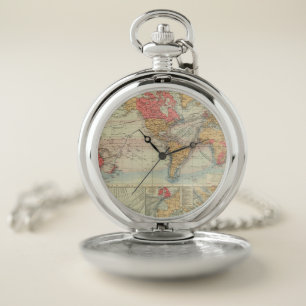 British Empire, routes, currents Pocket Watch
