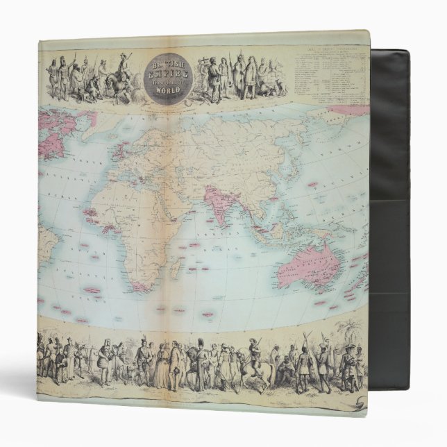 British Empire throughout the World Binder (Front/Inside)