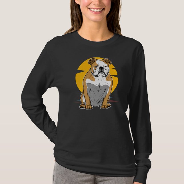 British English Bulldog Dog Breed  94 T-Shirt (Front)