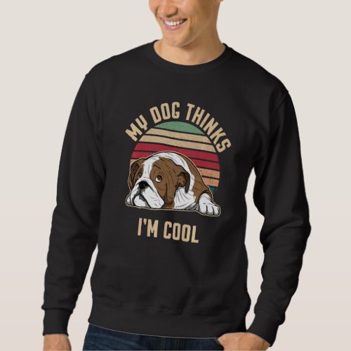 British English Bulldog Vintage  1 Sweatshirt