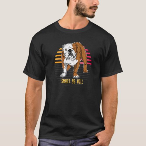 British English Bulldog Vintage T_Shirt