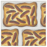British English Food Toad in the Hole Sausages Fabric