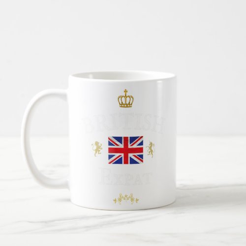 British Expat England  Britain Proud British Flag Coffee Mug
