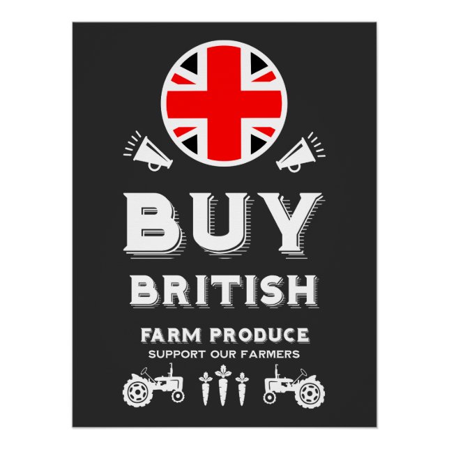 British Farming Support Poster (Front)