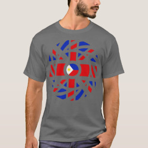 British Filipino Multinational Patriot Flag Series T-Shirt
