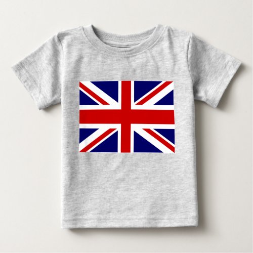 British flag baby clothes  Union jack design Baby T_Shirt