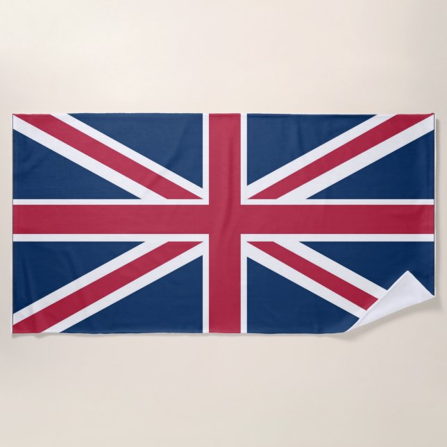 British flag beach towel (Front)