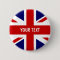 British flag buttons | Personalized Union Jack