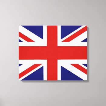 British Flag Canvas Print by inspirationzstore at Zazzle