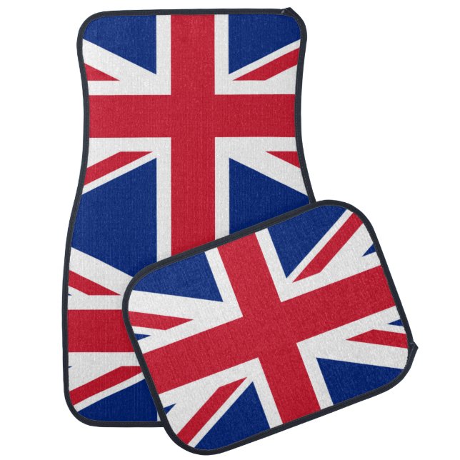 British flag car floor mat (Set)