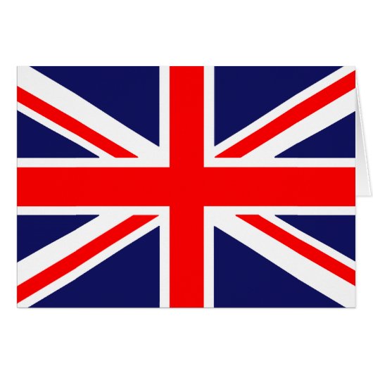 British Flag Cards (Front Horizontal)