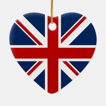British Flag Christmas Ornament | Zazzle