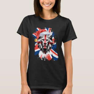 British Flag Christmas Uk English Premium T-Shirt