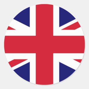 British Flag Classic Round Sticker