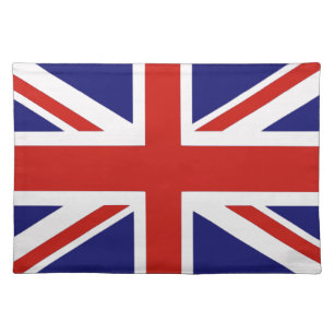 British flag cloth placemat