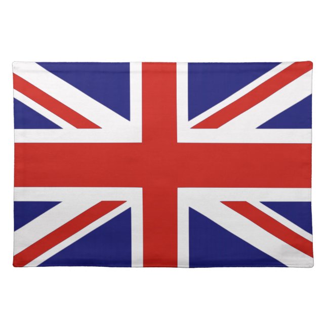 British flag cloth placemat (Front)