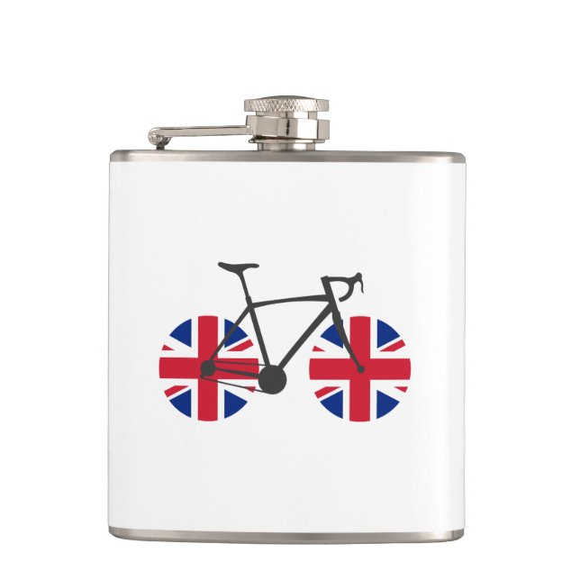 British Flag Cycling Flask (Front)