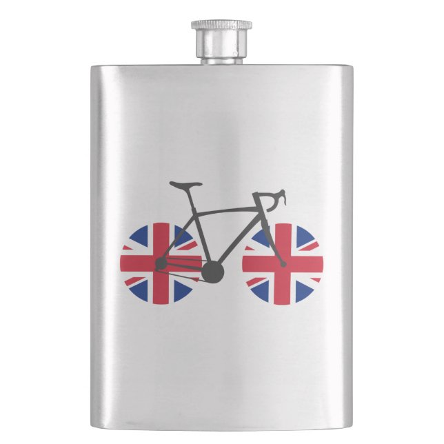 British Flag Cycling Flask (Front)
