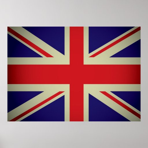 British flag design poster | Zazzle