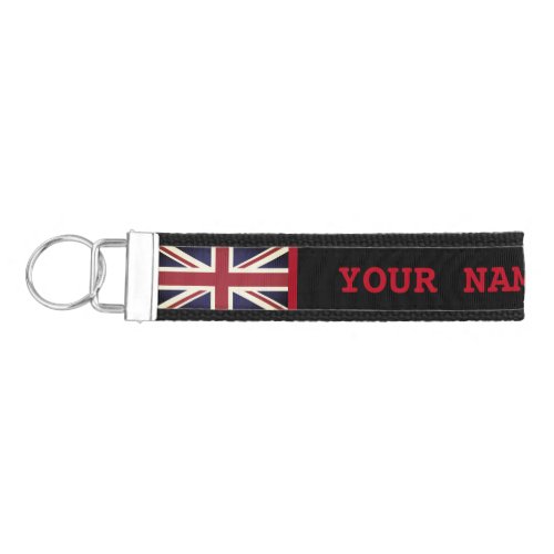 British Flag  England UK wrist keychain custom