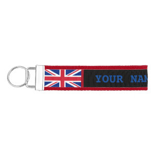 British Flag & England, UK wrist keychain /custom