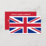 British Flag, Flag of United Kingdom Business Card