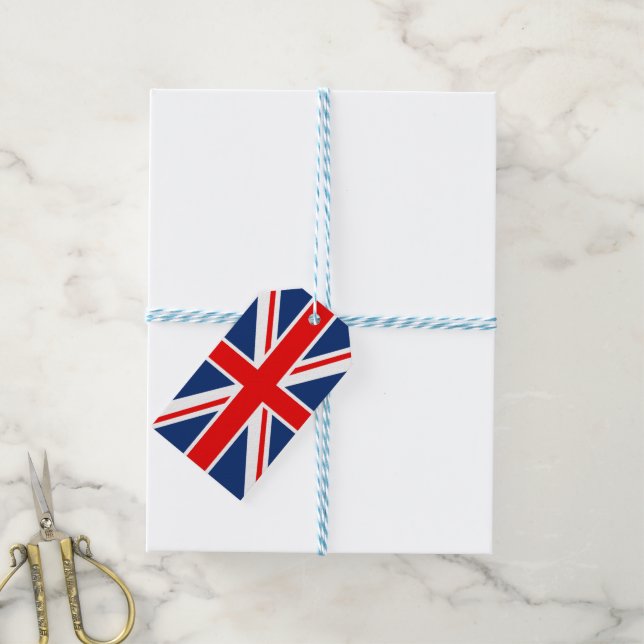 British Flag Gift Tags (With Twine)