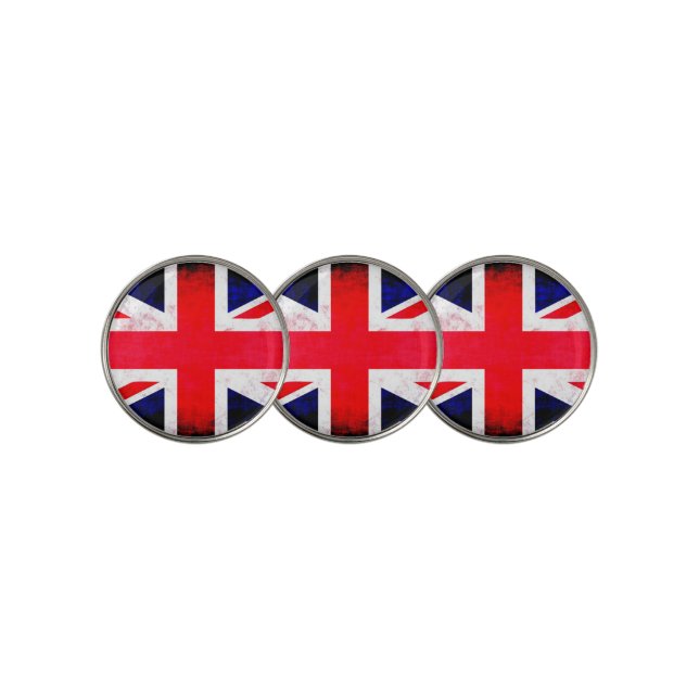 British Flag Golf Ball Marker (3 Up)