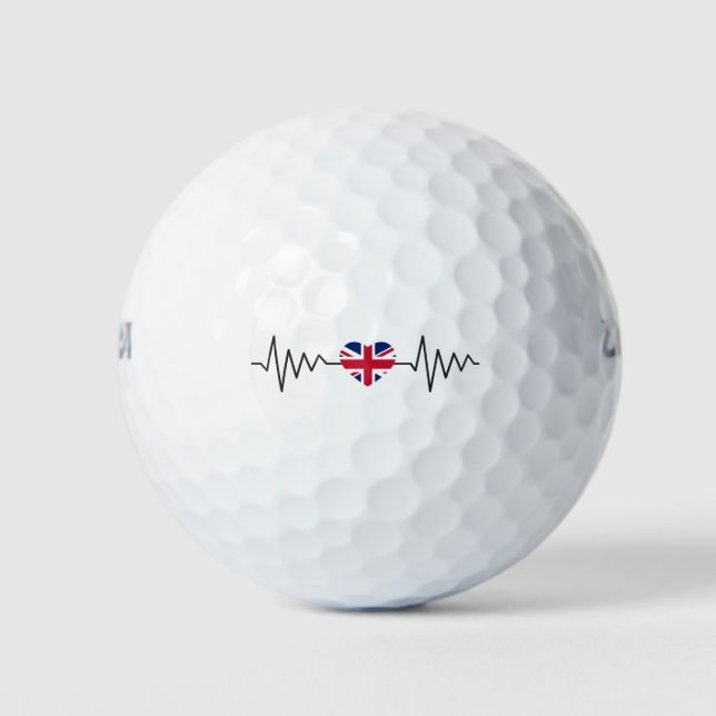 British Flag Golf Balls (Front)