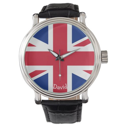 British Flag graphic Watch